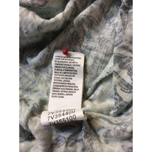 LUCKY Brand Womens Blouse Size M Light Green - Picture 7 of 8